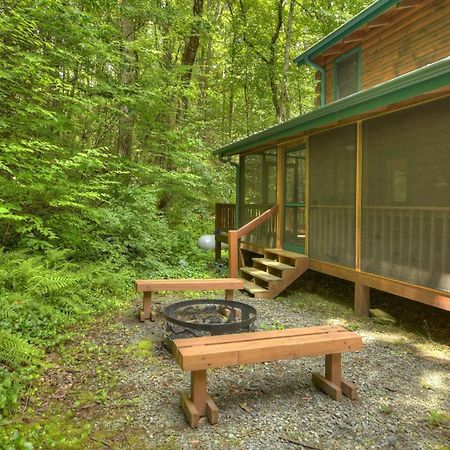 K6 Lodge Gather Around The Firepit Soak In The Hot Tub And Splash In The Creek Blue Ridge Exterior foto
