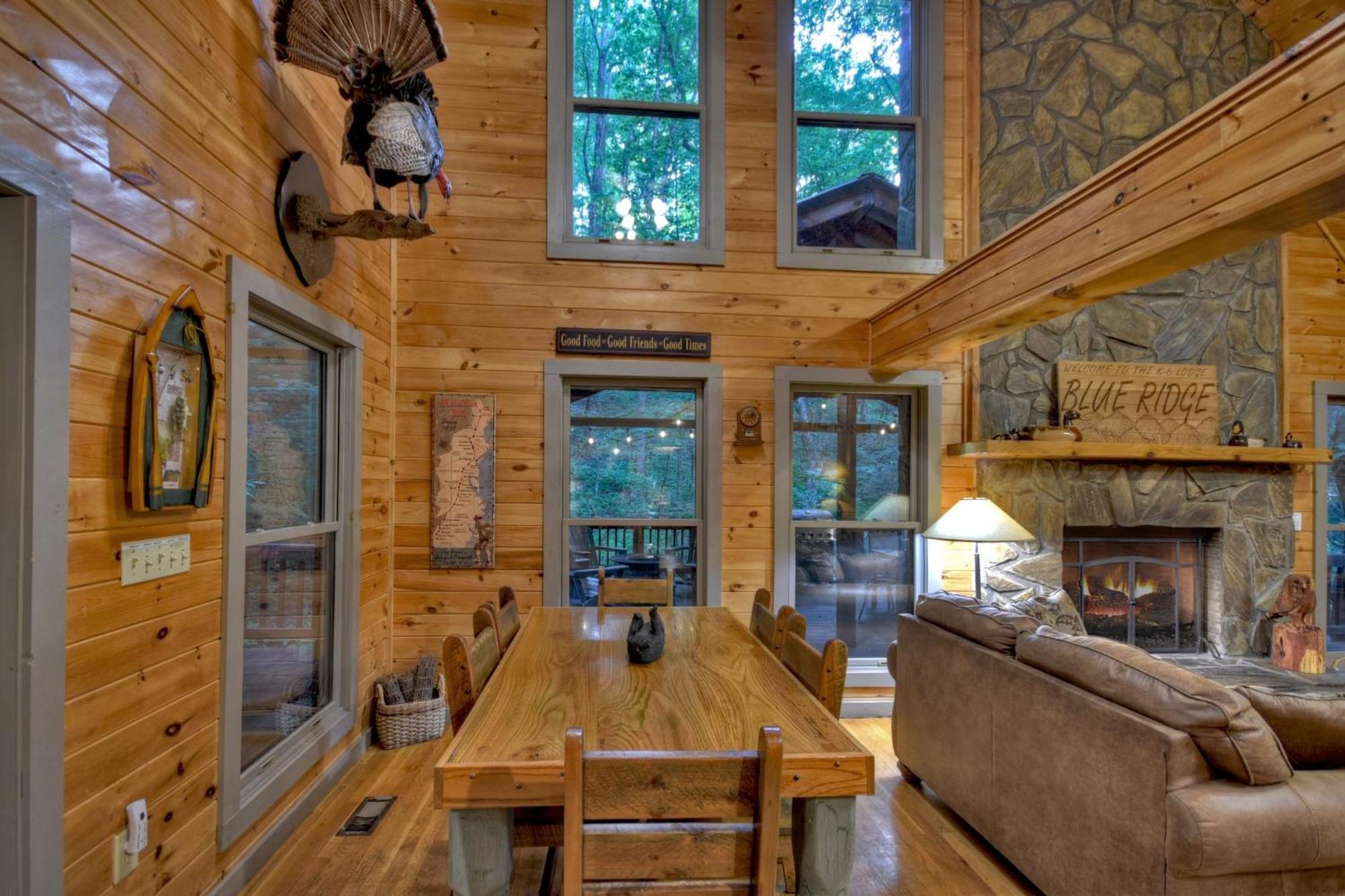 K6 Lodge Gather Around The Firepit Soak In The Hot Tub And Splash In The Creek Blue Ridge Exterior foto